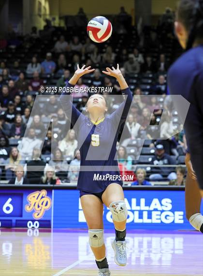 Thumbnail 2 in Highland Park @ A&M Consolidated (UIL 5A D1 Volleyball Final) photogallery.