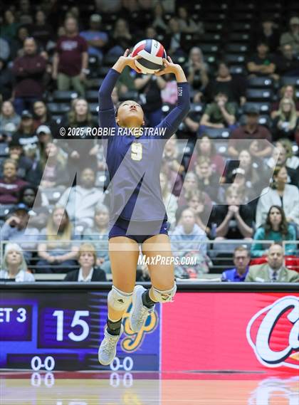 Thumbnail 3 in Highland Park @ A&M Consolidated (UIL 5A D1 Volleyball Final) photogallery.