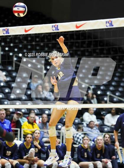 Thumbnail 1 in Highland Park @ A&M Consolidated (UIL 5A D1 Volleyball Final) photogallery.