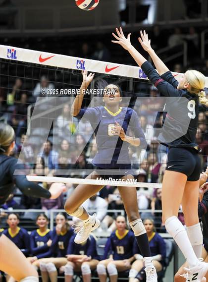 Thumbnail 3 in Highland Park @ A&M Consolidated (UIL 5A D1 Volleyball Final) photogallery.