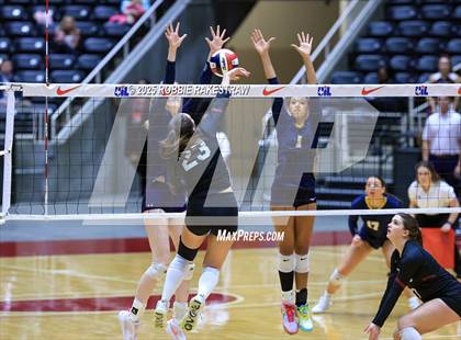 Thumbnail 3 in Highland Park @ A&M Consolidated (UIL 5A D1 Volleyball Final) photogallery.