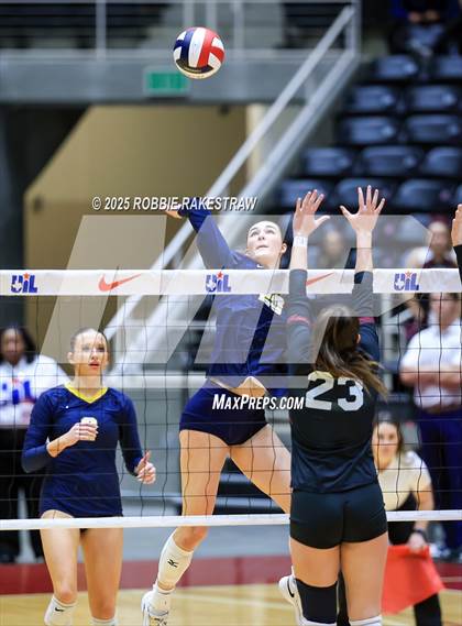 Thumbnail 3 in Highland Park @ A&M Consolidated (UIL 5A D1 Volleyball Final) photogallery.