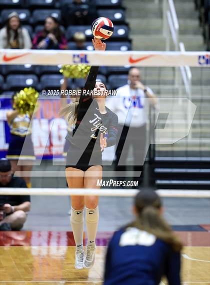 Thumbnail 1 in Highland Park @ A&M Consolidated (UIL 5A D1 Volleyball Final) photogallery.