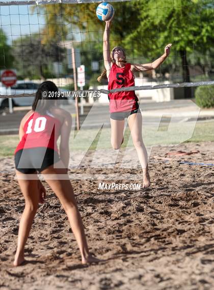Thumbnail 1 in Seton Catholic vs Combs (McQueen Park)  photogallery.