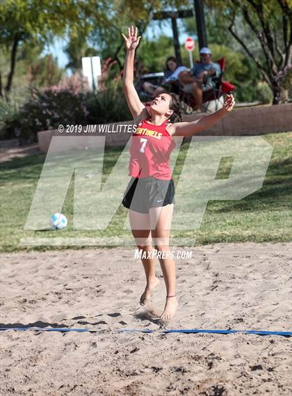 Thumbnail 1 in Seton Catholic vs Combs (McQueen Park)  photogallery.
