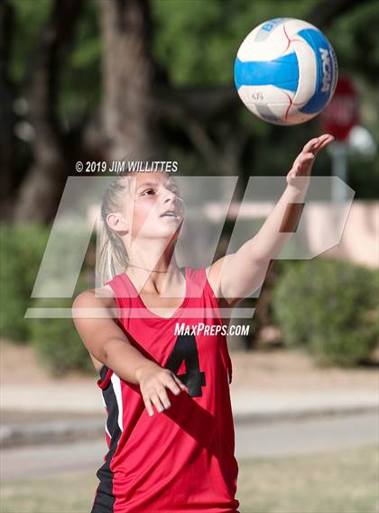 Thumbnail 2 in Seton Catholic vs Combs (McQueen Park)  photogallery.