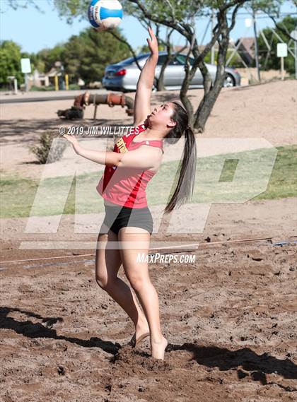 Thumbnail 2 in Seton Catholic vs Combs (McQueen Park)  photogallery.