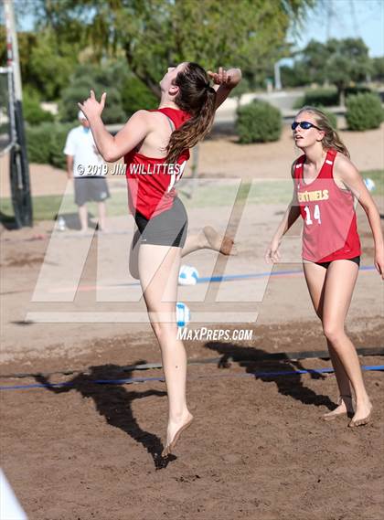 Thumbnail 2 in Seton Catholic vs Combs (McQueen Park)  photogallery.