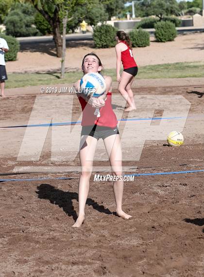 Thumbnail 1 in Seton Catholic vs Combs (McQueen Park)  photogallery.