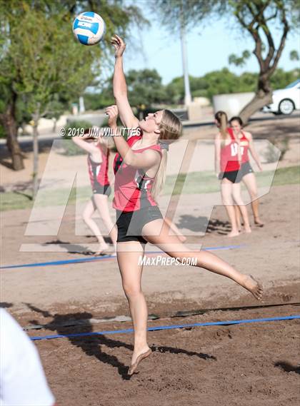 Thumbnail 1 in Seton Catholic vs Combs (McQueen Park)  photogallery.