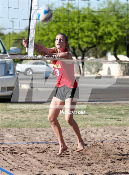 Thumbnail 2 in Seton Catholic vs Combs (McQueen Park)  photogallery.