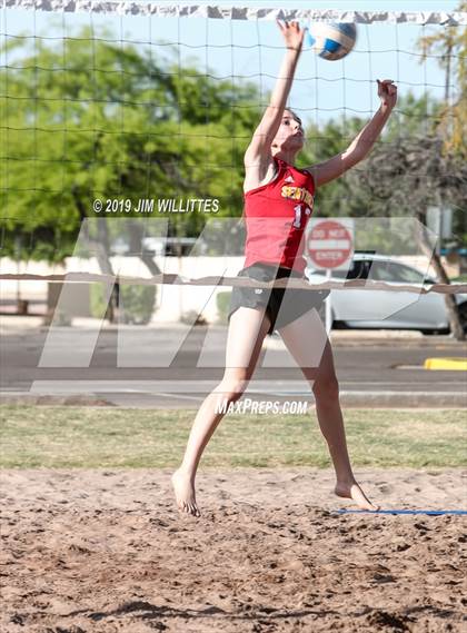 Thumbnail 3 in Seton Catholic vs Combs (McQueen Park)  photogallery.
