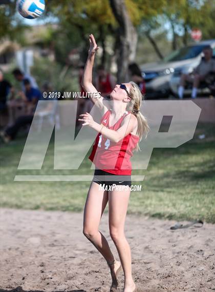 Thumbnail 1 in Seton Catholic vs Combs (McQueen Park)  photogallery.