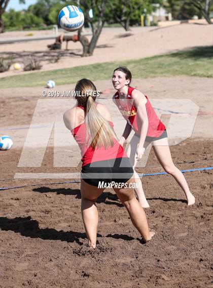 Thumbnail 1 in Seton Catholic vs Combs (McQueen Park)  photogallery.