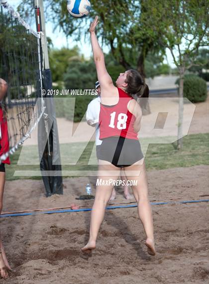 Thumbnail 2 in Seton Catholic vs Combs (McQueen Park)  photogallery.