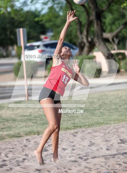 Thumbnail 2 in Seton Catholic vs Combs (McQueen Park)  photogallery.