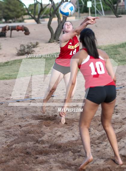 Thumbnail 2 in Seton Catholic vs Combs (McQueen Park)  photogallery.