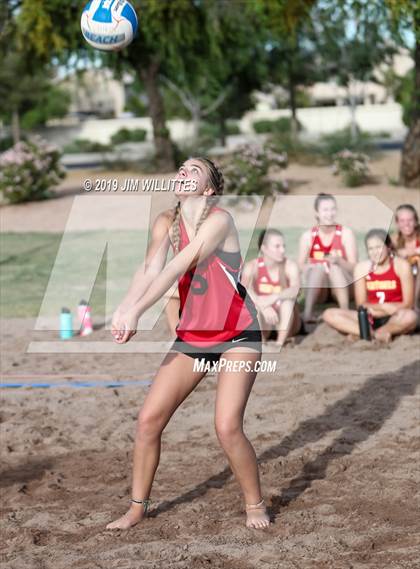 Thumbnail 2 in Seton Catholic vs Combs (McQueen Park)  photogallery.