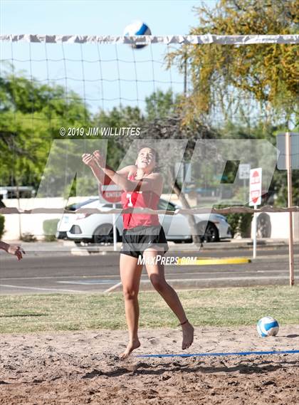 Thumbnail 2 in Seton Catholic vs Combs (McQueen Park)  photogallery.