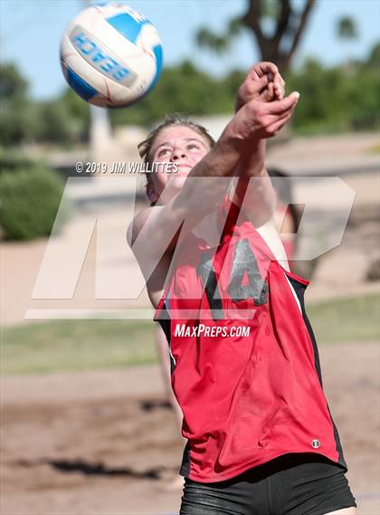 Thumbnail 3 in Seton Catholic vs Combs (McQueen Park)  photogallery.