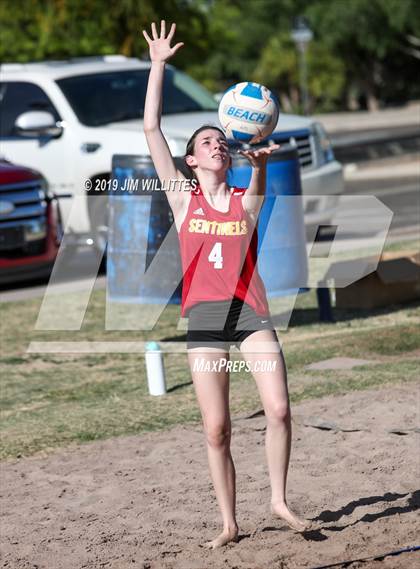 Thumbnail 2 in Seton Catholic vs Combs (McQueen Park)  photogallery.