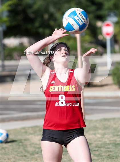 Thumbnail 1 in Seton Catholic vs Combs (McQueen Park)  photogallery.