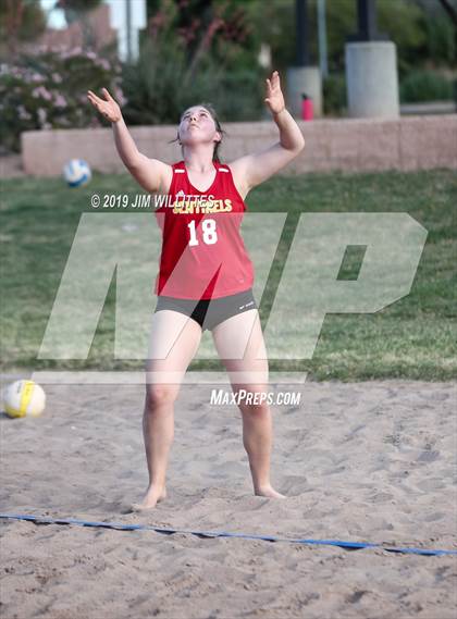 Thumbnail 1 in Seton Catholic vs Combs (McQueen Park)  photogallery.
