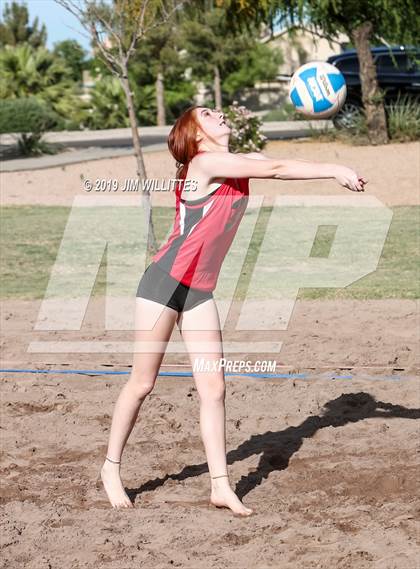 Thumbnail 1 in Seton Catholic vs Combs (McQueen Park)  photogallery.