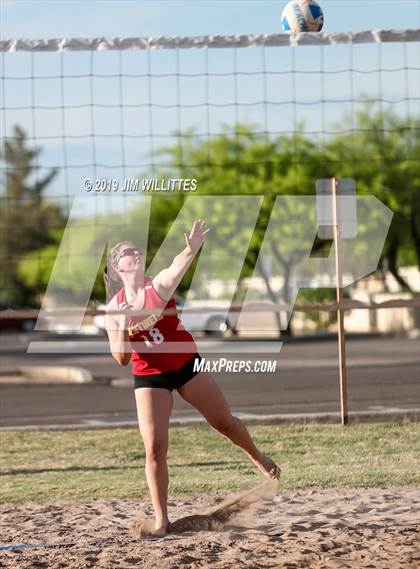 Thumbnail 1 in Seton Catholic vs Combs (McQueen Park)  photogallery.