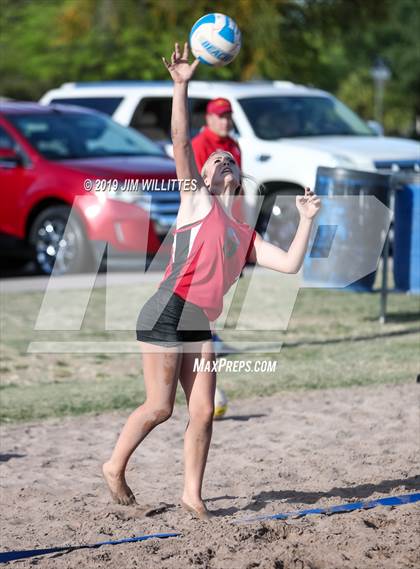Thumbnail 2 in Seton Catholic vs Combs (McQueen Park)  photogallery.