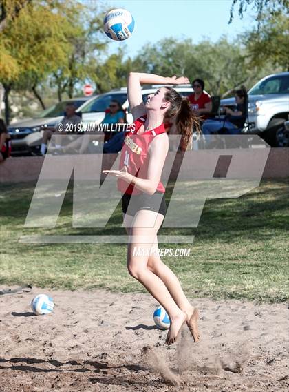 Thumbnail 1 in Seton Catholic vs Combs (McQueen Park)  photogallery.