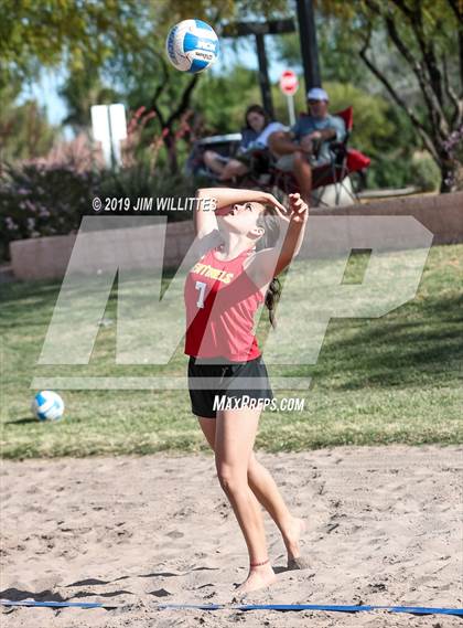 Thumbnail 2 in Seton Catholic vs Combs (McQueen Park)  photogallery.