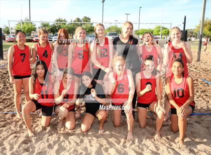 Thumbnail 1 in Seton Catholic vs Combs (McQueen Park)  photogallery.
