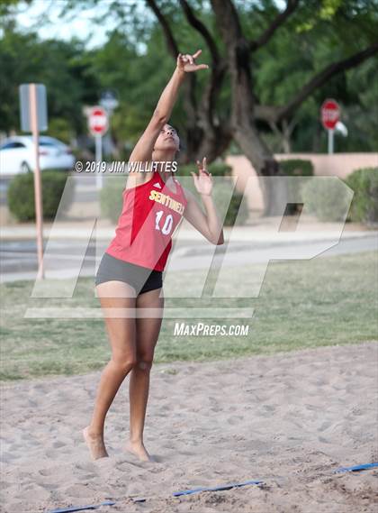 Thumbnail 2 in Seton Catholic vs Combs (McQueen Park)  photogallery.