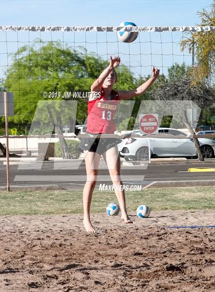 Thumbnail 2 in Seton Catholic vs Combs (McQueen Park)  photogallery.