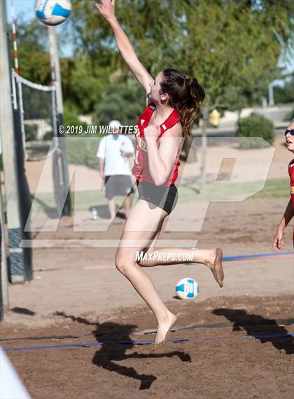 Thumbnail 1 in Seton Catholic vs Combs (McQueen Park)  photogallery.