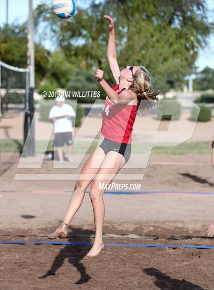 Thumbnail 1 in Seton Catholic vs Combs (McQueen Park)  photogallery.