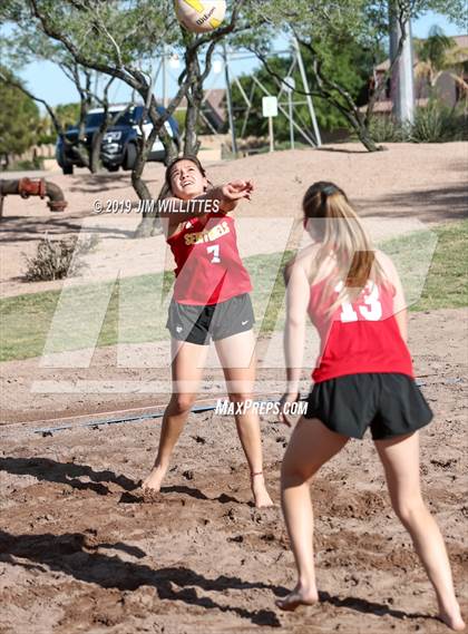 Thumbnail 1 in Seton Catholic vs Combs (McQueen Park)  photogallery.