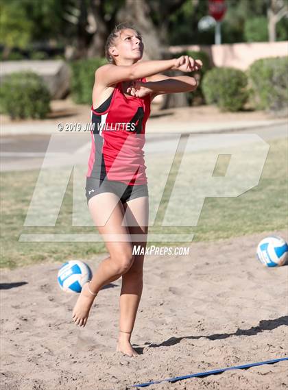 Thumbnail 2 in Seton Catholic vs Combs (McQueen Park)  photogallery.