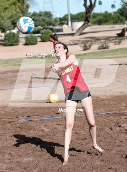 Thumbnail 2 in Seton Catholic vs Combs (McQueen Park)  photogallery.