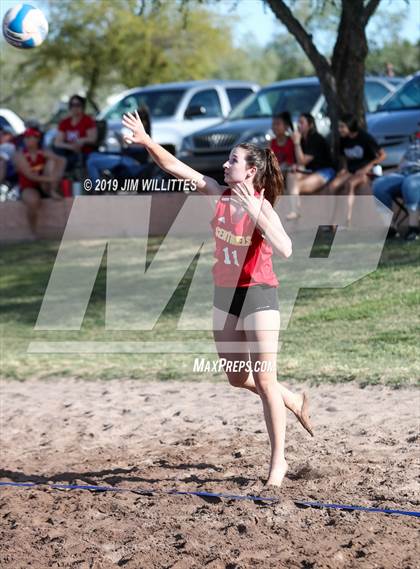Thumbnail 2 in Seton Catholic vs Combs (McQueen Park)  photogallery.