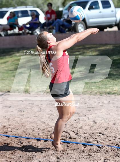 Thumbnail 2 in Seton Catholic vs Combs (McQueen Park)  photogallery.
