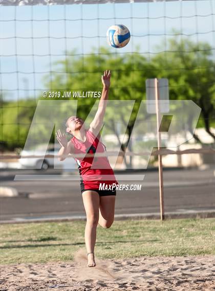 Thumbnail 1 in Seton Catholic vs Combs (McQueen Park)  photogallery.
