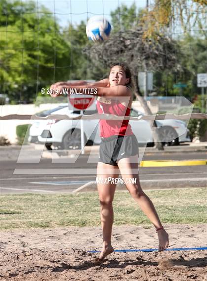 Thumbnail 1 in Seton Catholic vs Combs (McQueen Park)  photogallery.