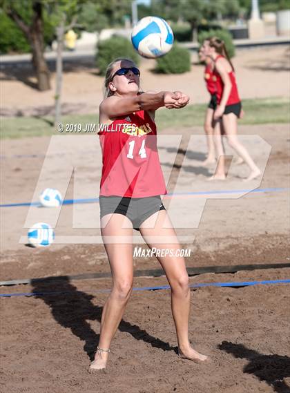 Thumbnail 1 in Seton Catholic vs Combs (McQueen Park)  photogallery.