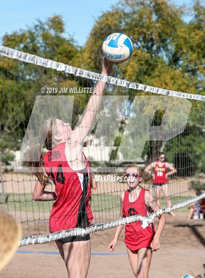 Thumbnail 3 in Seton Catholic vs Combs (McQueen Park)  photogallery.