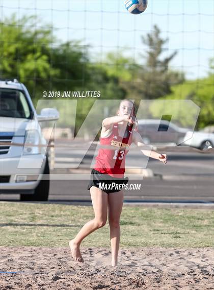 Thumbnail 2 in Seton Catholic vs Combs (McQueen Park)  photogallery.