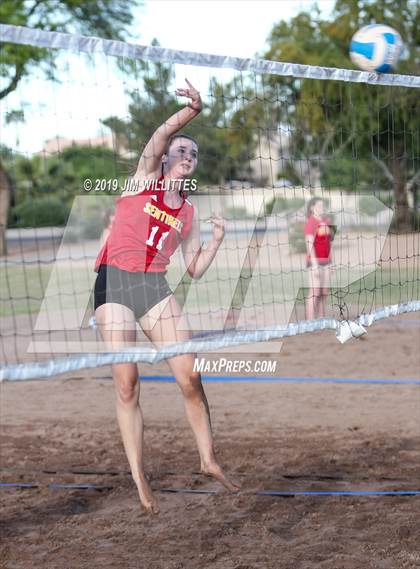 Thumbnail 1 in Seton Catholic vs Combs (McQueen Park)  photogallery.