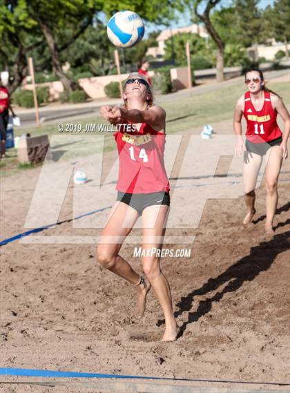 Thumbnail 1 in Seton Catholic vs Combs (McQueen Park)  photogallery.