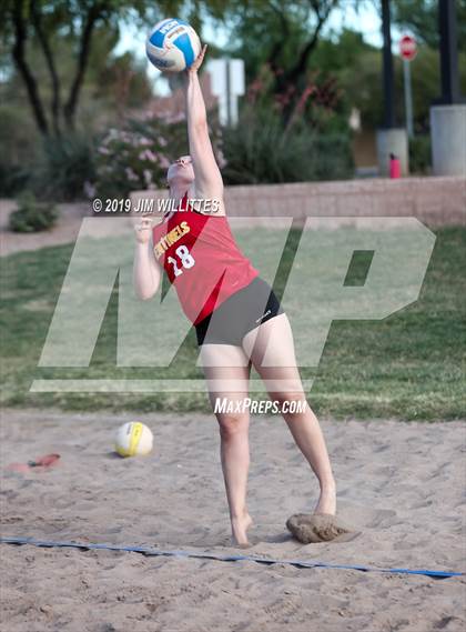 Thumbnail 3 in Seton Catholic vs Combs (McQueen Park)  photogallery.